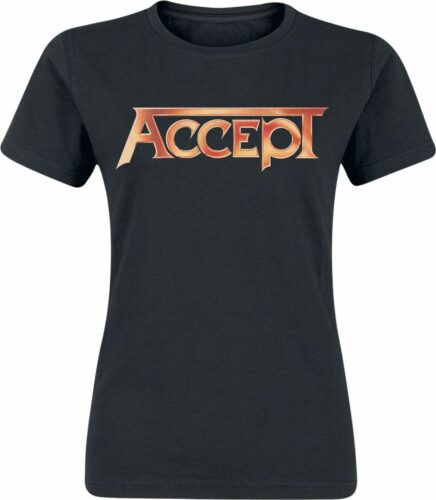 Accept Logo dívcí tricko černá