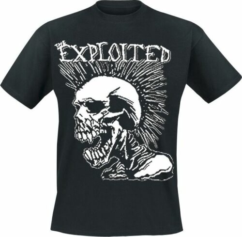 The Exploited Mohican Skull tricko černá