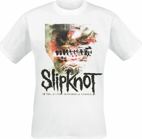 Slipknot Vol 3 Inverted tricko bílá