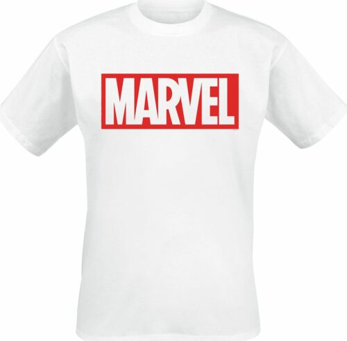 Marvel Logo tricko bílá