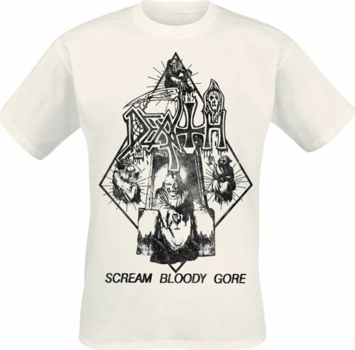 Death Scream Bloody Gore tricko šedobílá