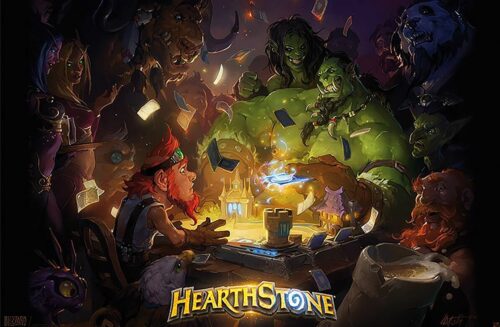 Hearthstone Key Art plakát vícebarevný