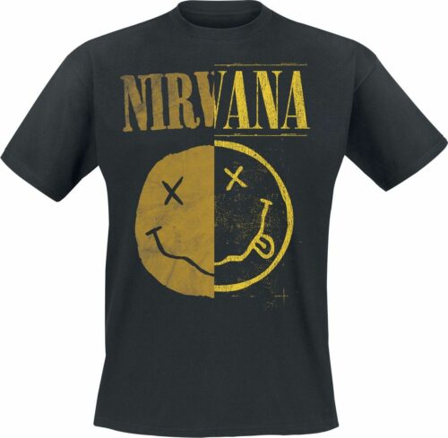 Nirvana Spliced Smiley tricko černá