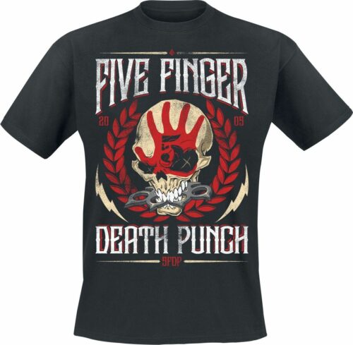 Five Finger Death Punch Laurel Emblem V1 tricko černá