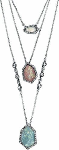 Wildkitten® Stone Waterfall Necklace Náhrdelník - řetízek stríbrná