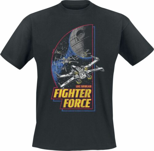 Star Wars Fighter Force tricko černá