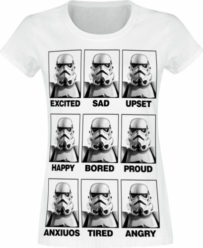 Star Wars Stormtrooper - Moods dívcí tricko bílá