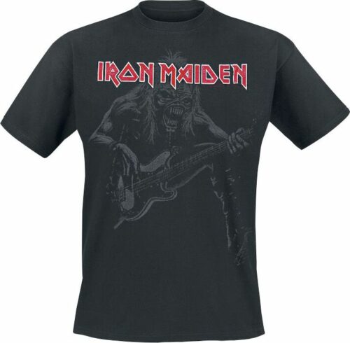 Iron Maiden Eddie Bass tricko černá