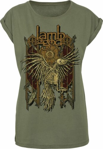 Lamb Of God Crow dívcí tricko khaki