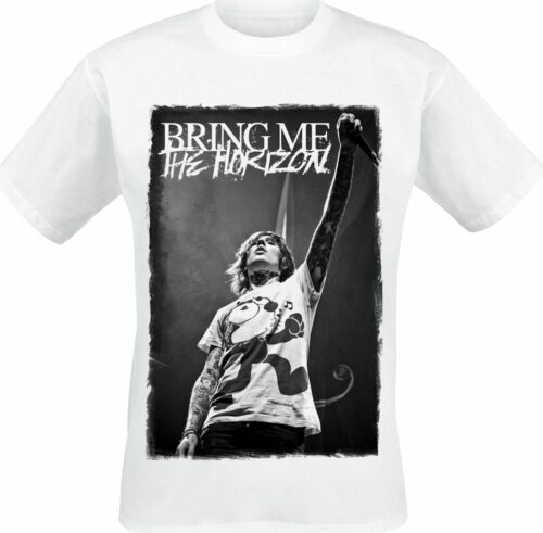 Bring Me The Horizon Live B&W tricko bílá