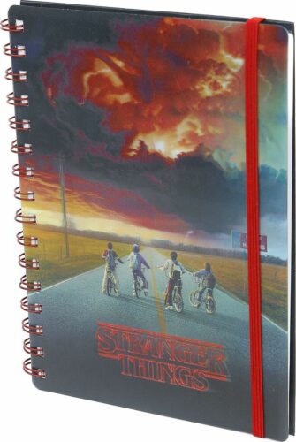 Stranger Things Mind Flayer - Holographic Notes červená