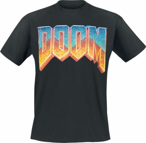 Doom Logo tricko černá