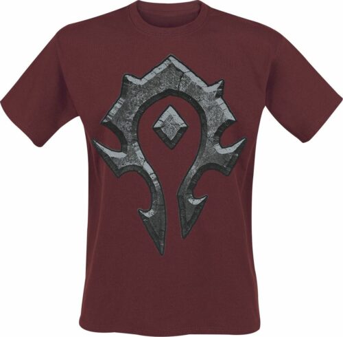 World Of Warcraft Horde Logo tricko burgundská červeň