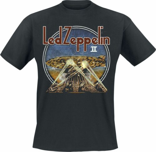 Led Zeppelin LZII Searchlights tricko černá
