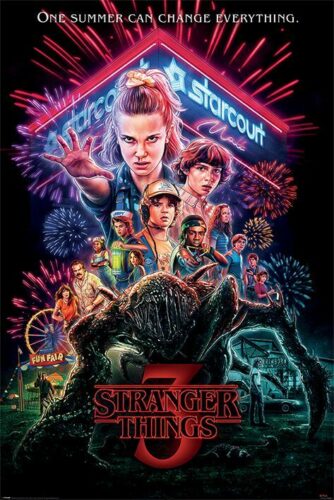 Stranger Things Season 3 - (Summer of 85) plakát vícebarevný