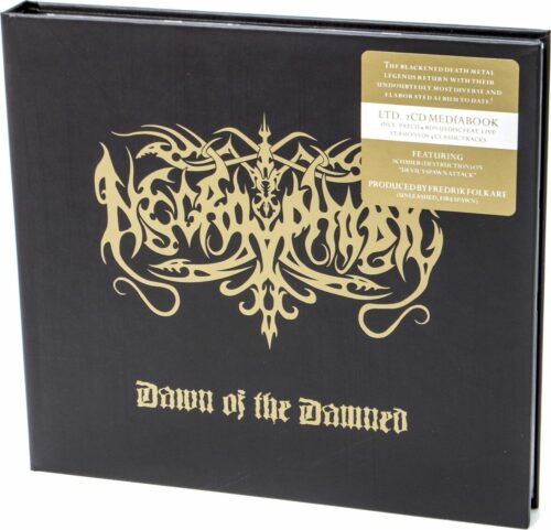 Necrophobic Dawn of the damned 2-CD & nášivka standard