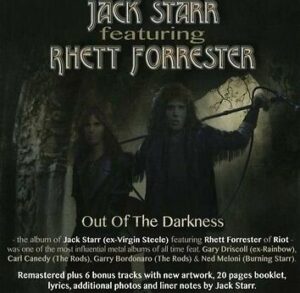 Jack Starr Featuring Rhett Forrester Out of the darkness CD standard