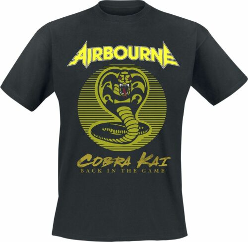 Airbourne Cobra Kai tricko černá