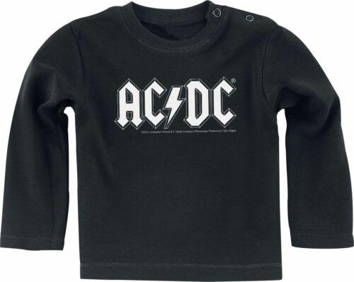 AC/DC Logo Baby-Longsleeve černá