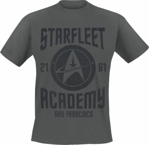 Star Trek Starfleet Academy tricko šedá