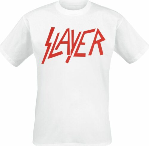 Slayer Logo tricko bílá