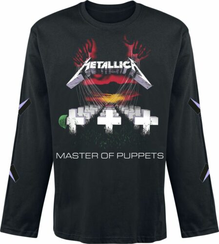 Metallica Master Of Puppets tricko s dlouhým rukávem černá