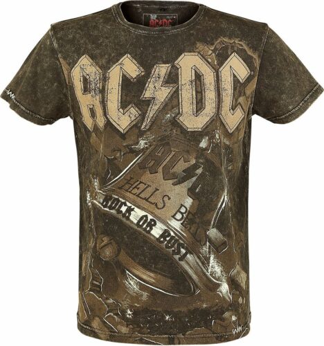 AC/DC EMP Signature Collection tricko hnědá