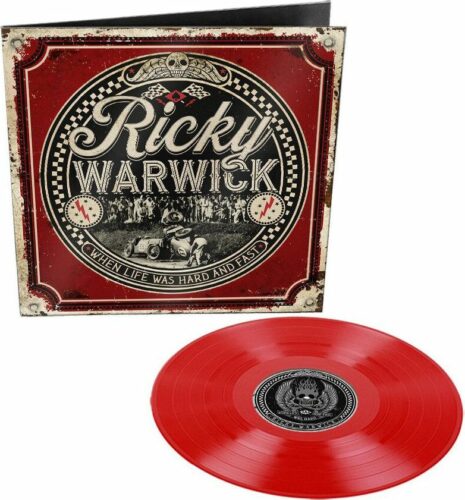 Ricky Warwick When life was hard & fast LP červená