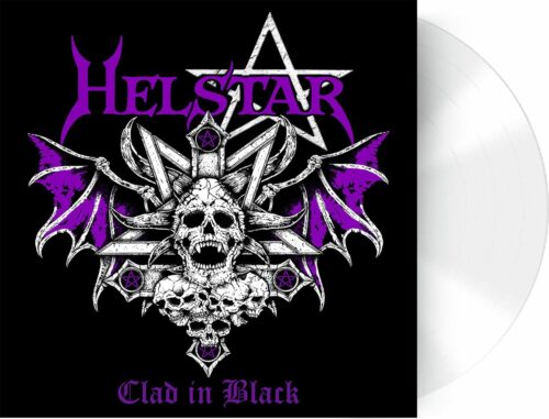 Helstar Clad in black LP bílá