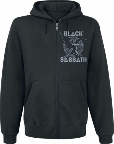 Black Sabbath Creature Maze mikina s kapucí na zip černá