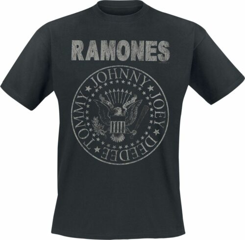 Ramones Hey Ho Let's Go - Vintage tricko černá