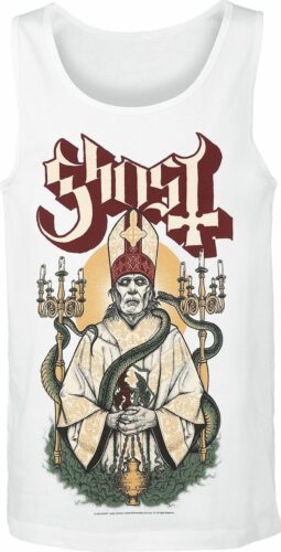 Ghost Papa Nihil Serpent dívcí top bílá