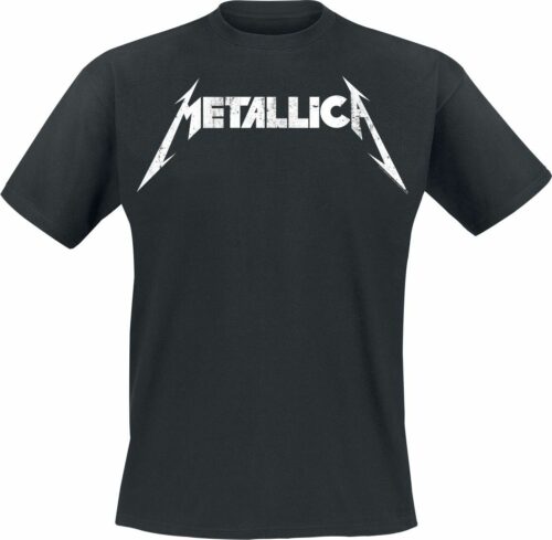 Metallica Textured Logo tricko černá