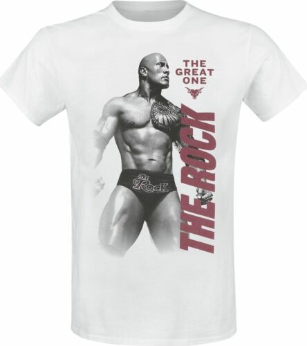 WWE The Rock - The Great One tricko bílá