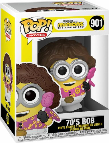 Minions Vinylová figurka č. 901 70s Bob - 2 Sberatelská postava standard