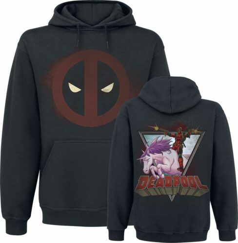 Deadpool Unicorn mikina s kapucí černá