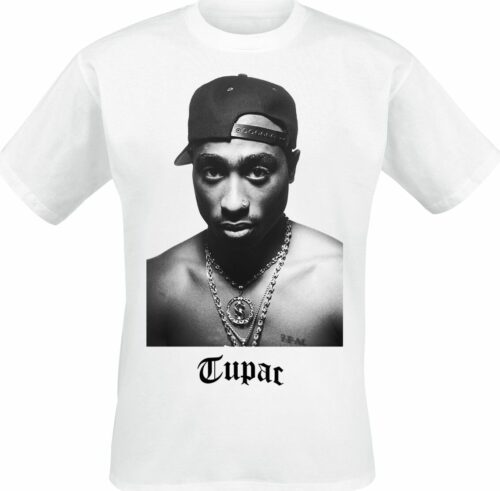 Tupac Shakur Photo tricko bílá