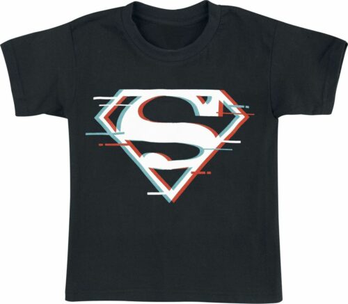 Superman Silver Logo detské tricko černá