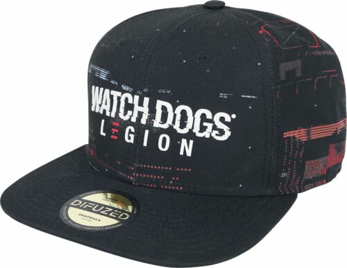 Watch Dogs Legion - Glitch kšiltovka černá