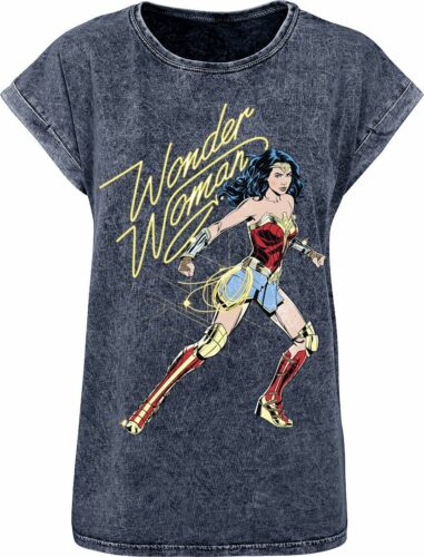 Wonder Woman dívcí tricko tmavě modrá