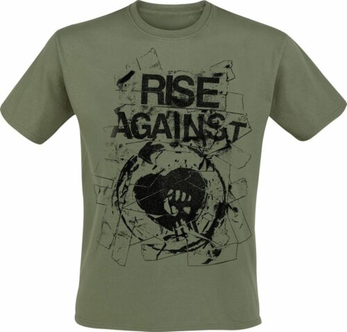 Rise Against Tape tricko olivová