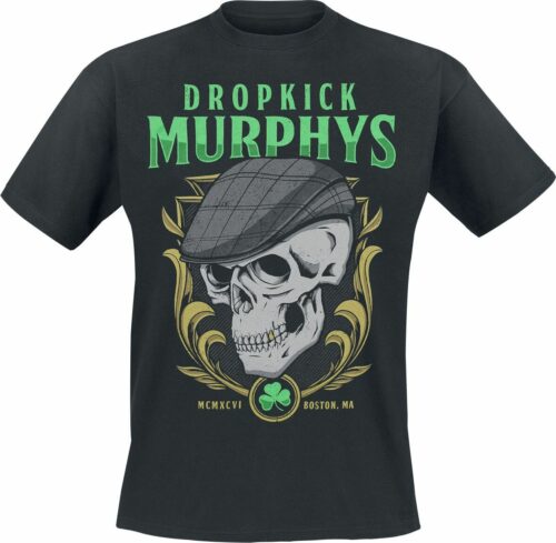 Dropkick Murphys Skelly Skull tricko černá