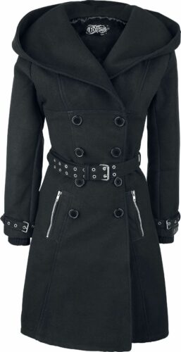 Vixxsin Decay Coat Dívcí kabát černá