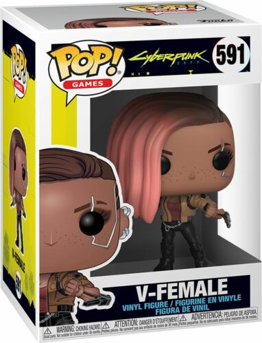 Cyberpunk 2077 Vinylová figurka č. 591 V-Female Sberatelská postava standard