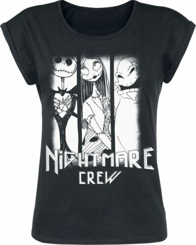 The Nightmare Before Christmas Nightmare Crew dívcí tricko černá