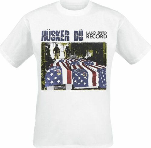 Hüsker Dü Land Speed Record tricko bílá