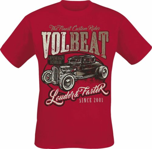 Volbeat Louder And Faster tricko červená