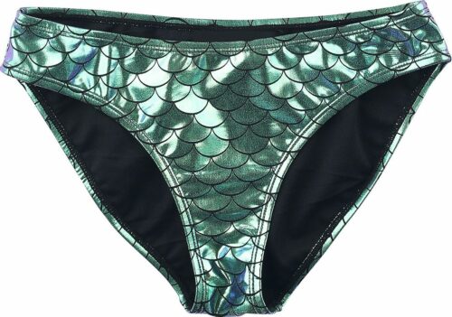Ariel - Malá mořská víla Shell kalhotky plavky šeríková/modrá
