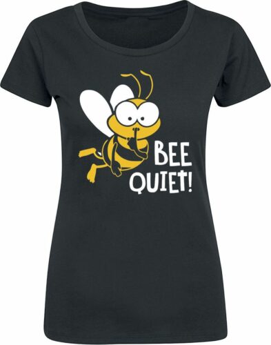 Bee Quiet dívcí tricko černá