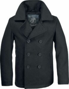 Brandit Pea Coat bunda černá